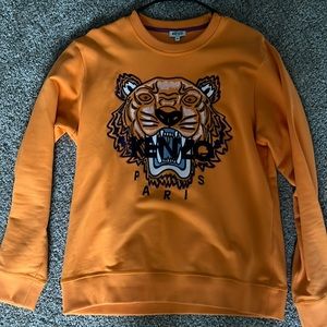 Men’s orange kenzo sweater